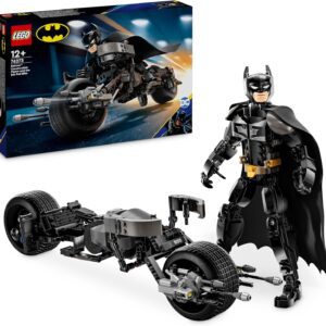 LEGO FIGURA PARA CONSTRUIR: BATMAN™ Y MOTO BATIPOD 12+