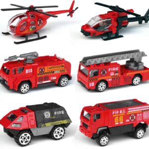 VEHÍCULOS DE BOMBEROS - 4PCS