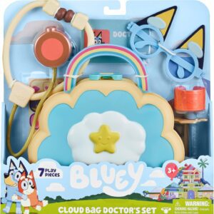 BLUEY SET MALETA NUBE DE DOCTOR