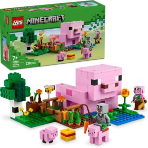 LEGO MINECRAFT LA CASA DEL CERDITO BEBE +7