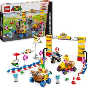 LEGO SUPER MARIO MARIO KART SET GRAND PRIX Y BABY PEACH 8+