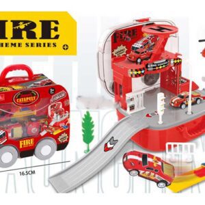 VALIJA CON ESTACIÓN DE BOMBEROS Y HELIPUERTO