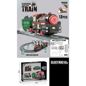 TREN CLÁSICO CON VÍA Y MÚSICA