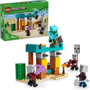 LEGO MINECRAFT PATRULLAJE DES DESIERTO DE LOS ILLAGERS +7